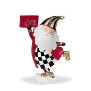 Babbo Natale righe e scacchi