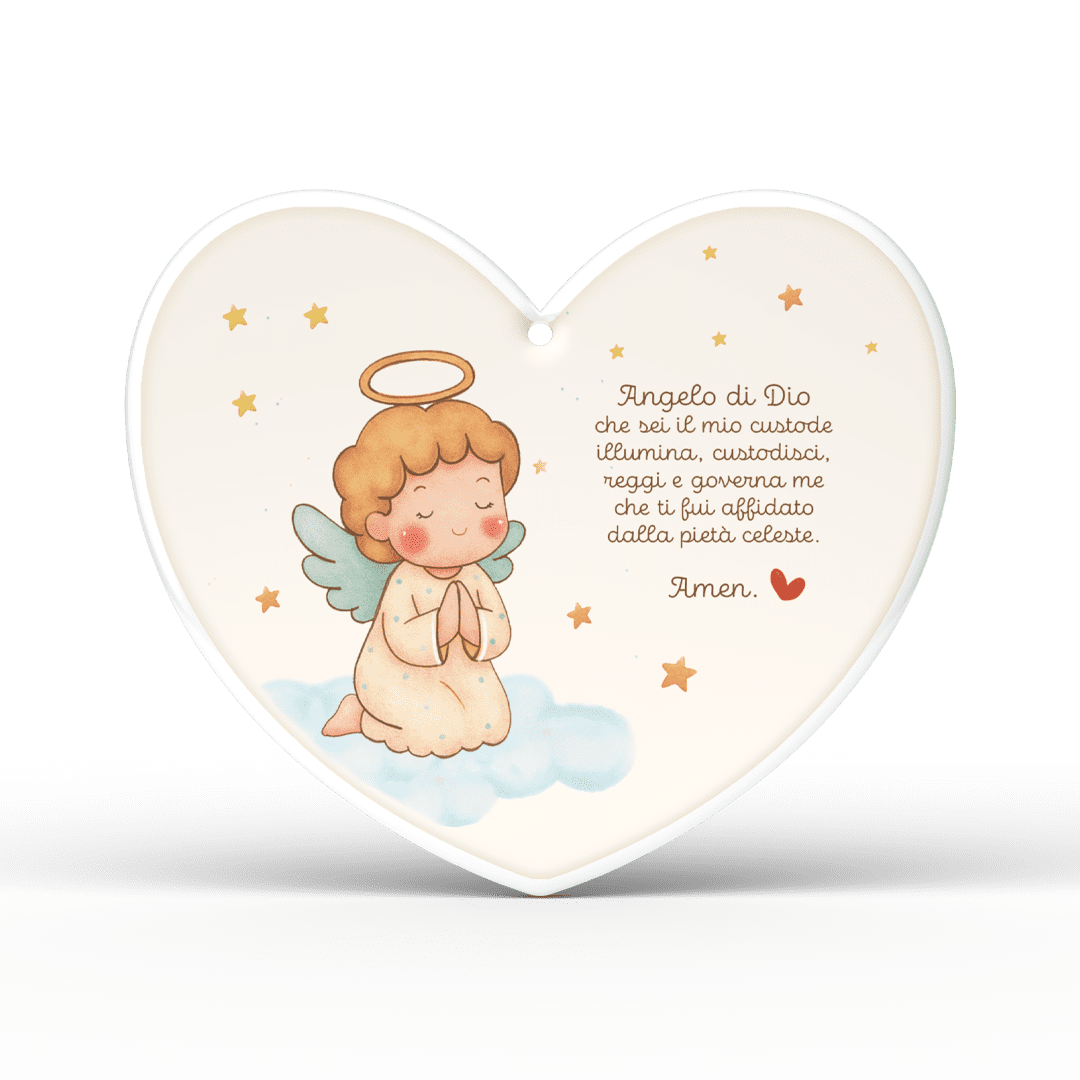 Calamita cuore in legno con frasi - immagine 18