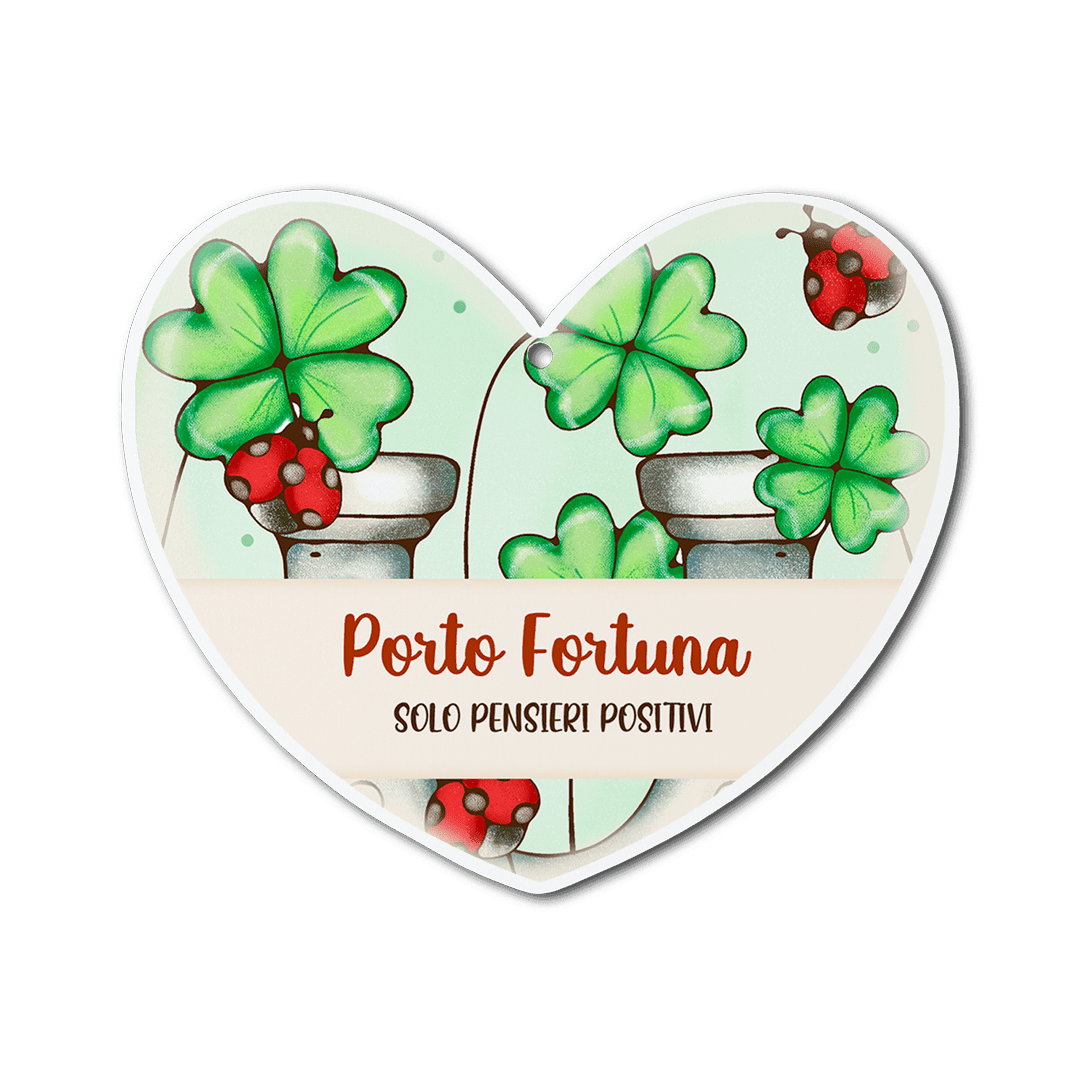 Calamita cuore in legno con frasi - immagine 12